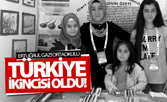 Van'da Ertuğrul Gazi Ortaokulu Türkiye ikincisi oldu