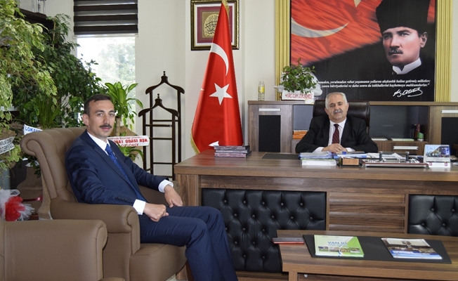 Kaymakam Çiçekli’den Müdür Görentaş'a ziyaret