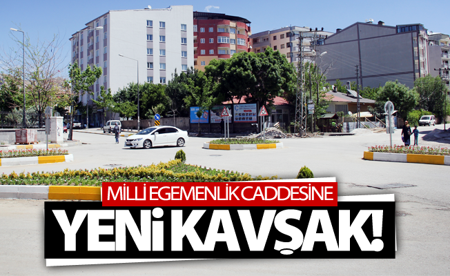 Van'da Milli Egemenlik caddesine yeni kavşak yapıldı