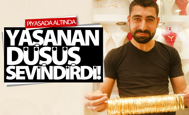 Altında yaşanan düşüş sevindirdi