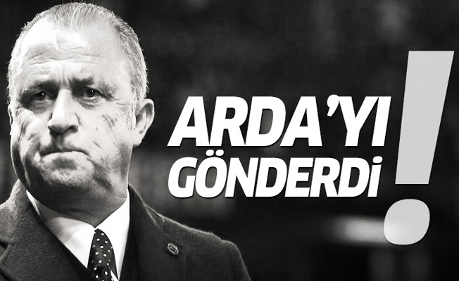 Fatih Terim, Arda Turan'ı gönderdi!