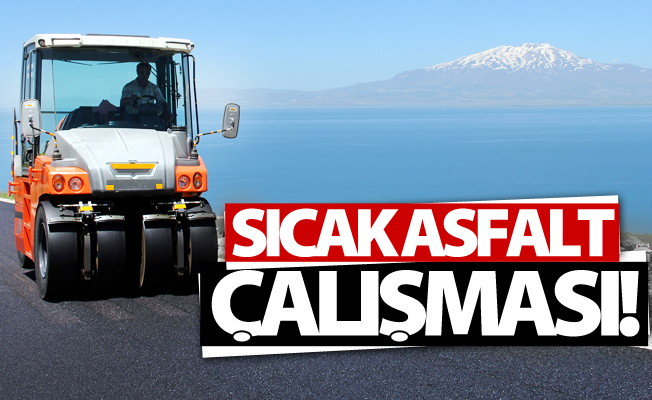 Büyükşehir sıcak asfalt çalışmalarına devam ediyor