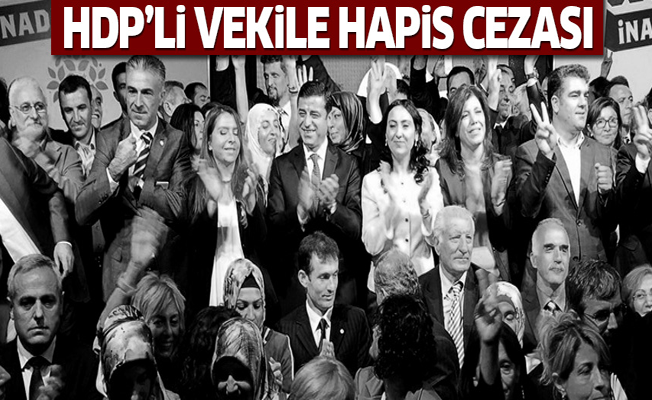 HDP Milletvekiline 4 yıl 7 ay hapis cezası