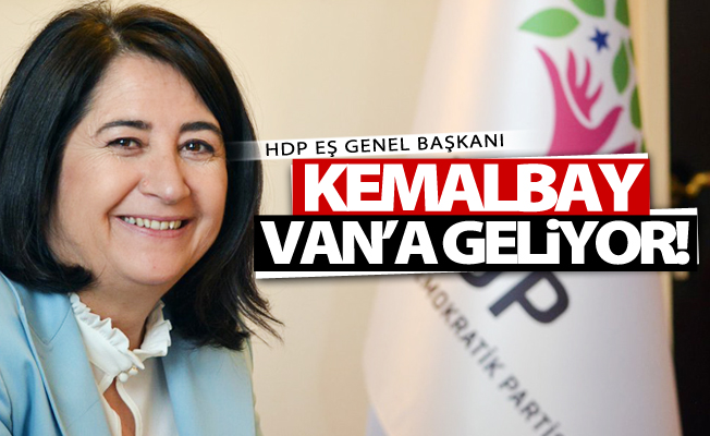 HDP Eş Genel Başkanı Van'a geliyor!