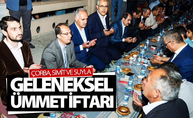 Van’da geleneksel ümmet iftarı