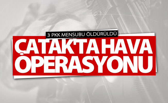 Çatak'ta hava operasyonu! 3 PKK mensubu öldürüldü