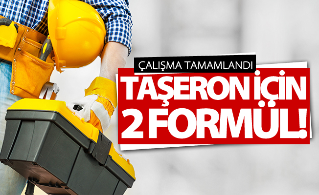 Taşerona kadro için 2 formül