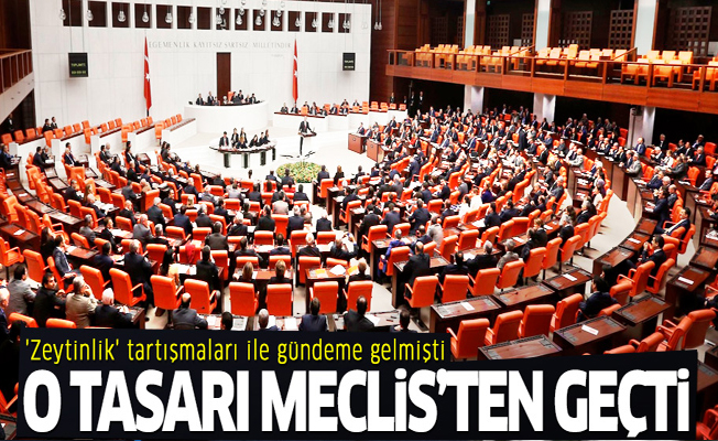 Meclis'ten geçti! O tasarı kabul edildi