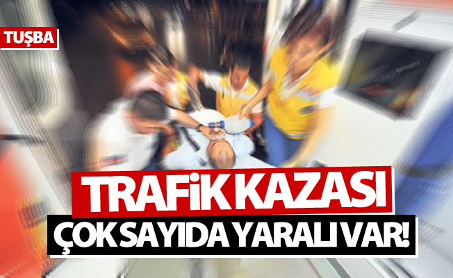 Van’da trafik kazası! Çok sayıda yaralı var