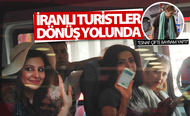 İranlı turistler dönüş yolunda