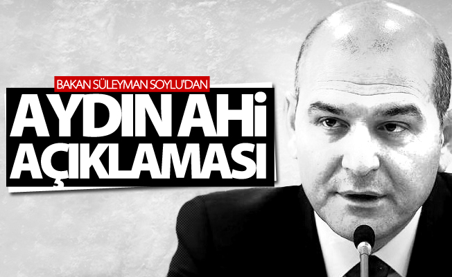 Bakan Süleyman Soylu: Bu işin sonuna geldik