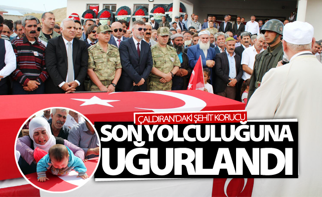 Şehit korucu son yolculuğuna uğurlandı