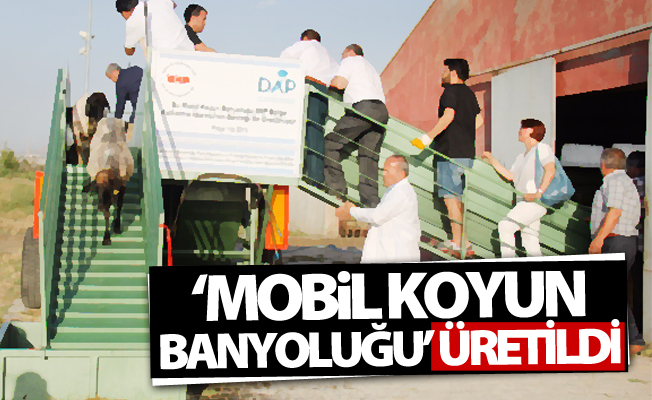 Van’da ‘Mobil Koyun Banyoluğu’ üretildi