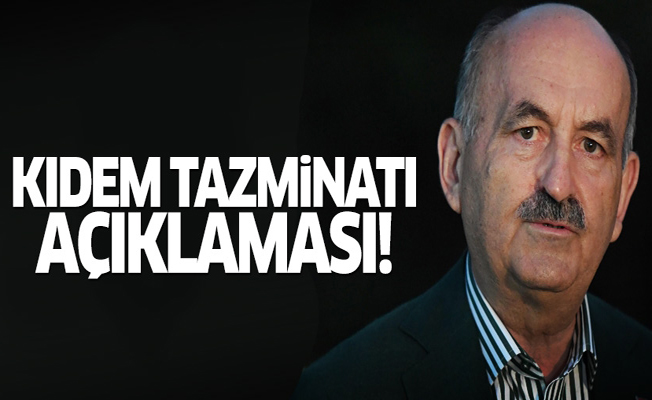 Müezzinoğlu’dan 'kıdem tazminatı' açıklaması