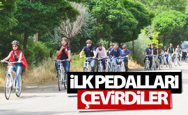 İlk pedalları çevirdiler