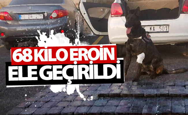 Van’da 68 kilo eroin ele geçirildi