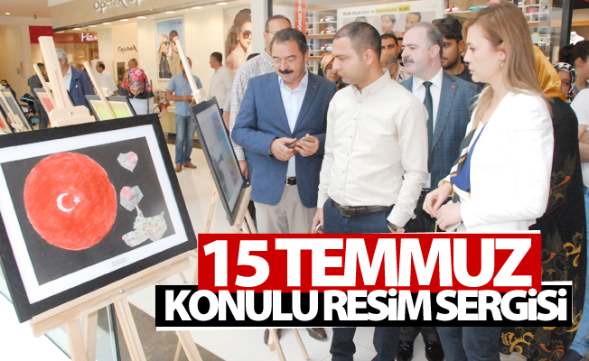 Van’da 15 Temmuz konulu resim sergisi