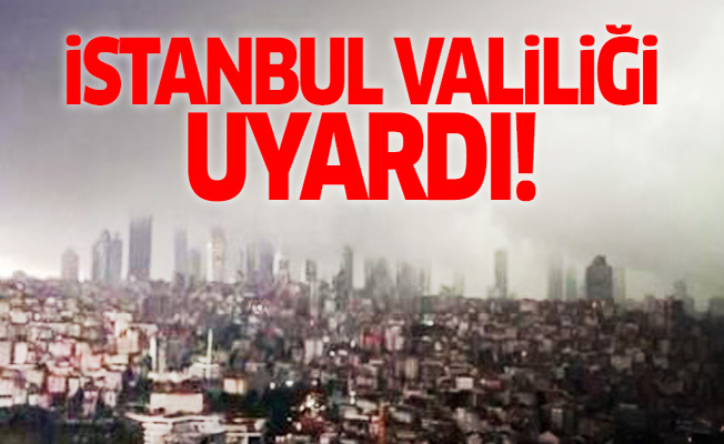 Şehir sele teslim! İstanbul Valiliği'nden uyarı!