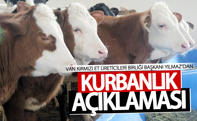 Yılmaz'dan 'Kurbanlık' açıklaması