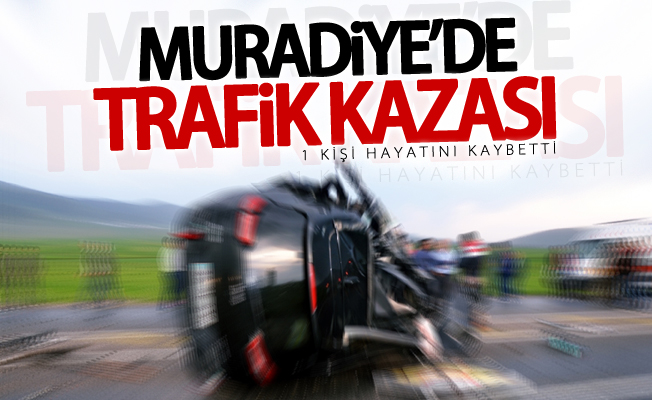 Muradiye’de trafik kazası, 1 ölü