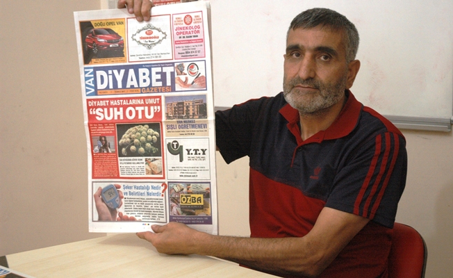 Diyabet hastası gazeteciden ‘Diyabet’ gazetesi