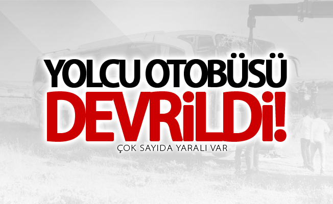 Van yolcu otobüsü kaza yaptı: Çok sayıda yaralı var