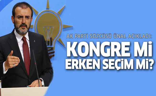 AK Parti'den erken seçim açıklaması!