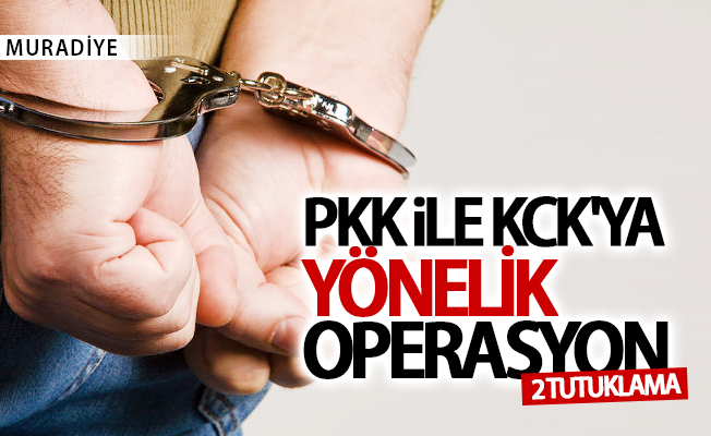 Muradiye’de PKK'ya yönelik operasyon: 2 tutuklama