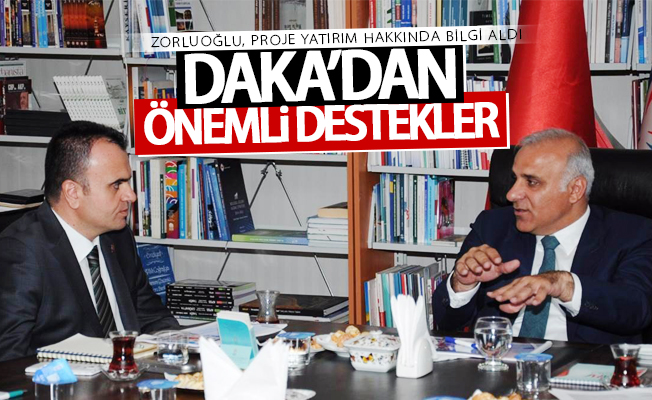 DAKA’dan önemli destekler