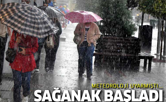 Meteoroloji sağanak yağış uyarısı