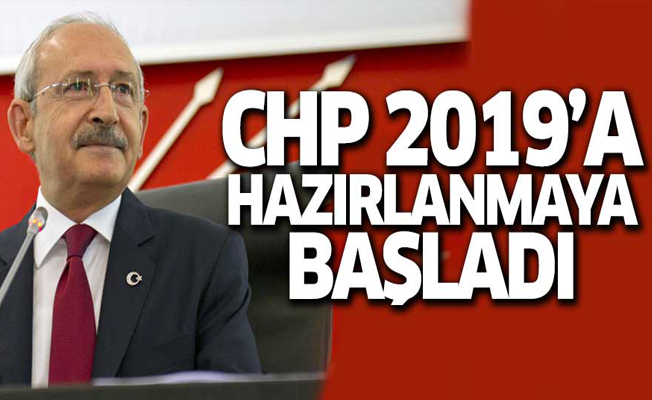 CHP 2019'a hazırlanmaya başladı