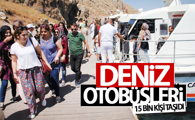 Deniz otobüsleri 15 bin kişi taşıdı