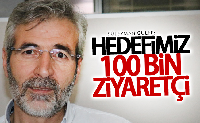 Süleyman Güler: “Hedefimiz 100 bin ziyaretçi”