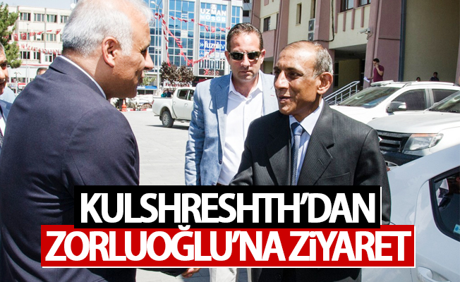 Büyükelçi Kulshreshth’dan Vali Zorluoğlu’na ziyaret