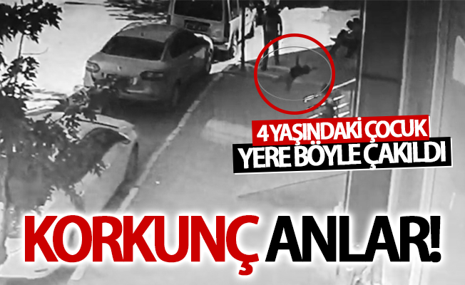 Van'da feci olay! Balkondan düşen 4 yaşındaki çocuk yere böyle çakıldı