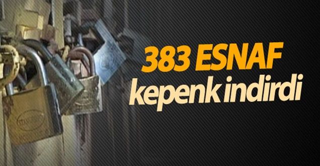 Van’da 383 Esnaf Ticareti Bıraktı!