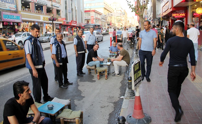 Van’da kaldırım denetimleri sürüyor