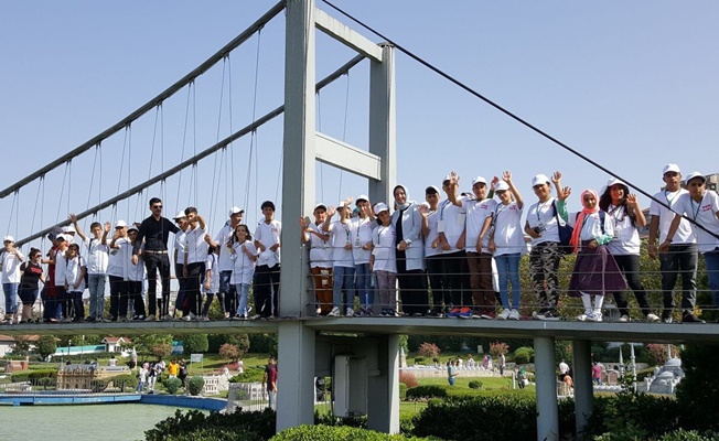 İstanbul gezisini tamamlayan çocuklar Van’a döndü