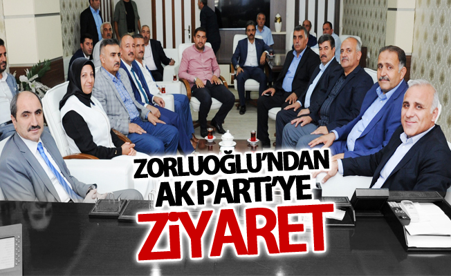 Vali Zorluoğlu’ndan AK Parti’ye ziyaret