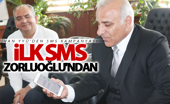 Van YYÜ’den SMS kampanyası