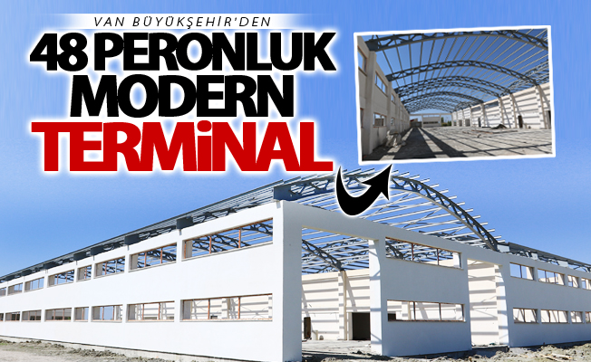 Büyükşehir'den 48 peronluk modern bir terminal