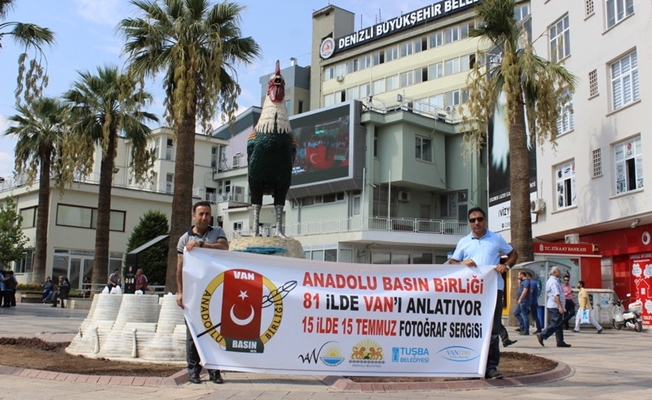 Anadolu Basın Birliği Van Şubesi il il 15 Temmuz'u anlatıyor