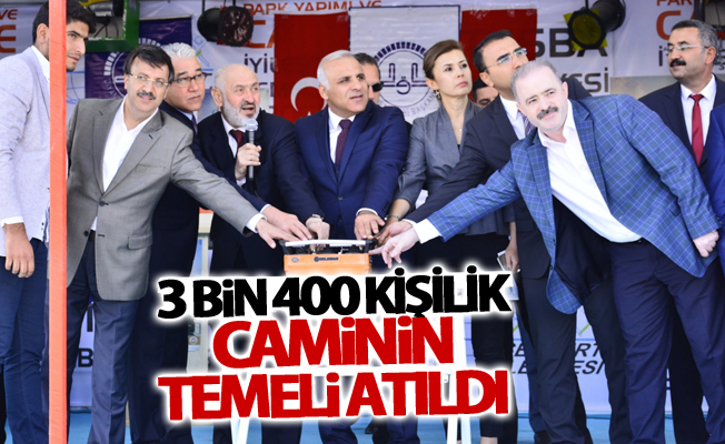 Van’da 3 bin 400 kişilik caminin temeli atıldı