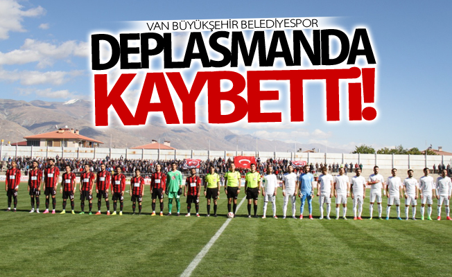 Van Büyükşehir Belediyespor deplasmanda puan çıkaramadı