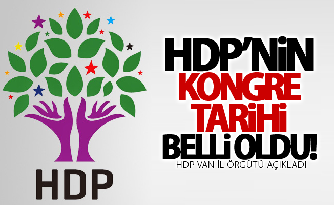 HDP’nin kongre tarihi belli oldu