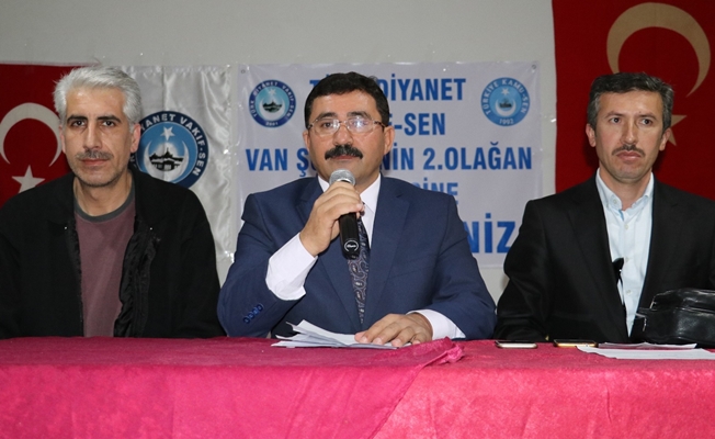Türk Diyanet Vakıf-Sen Van Şubesinin 2. Olağan Genel Kongresi yapıldı