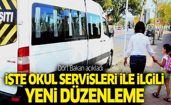 4 bakandan Okul Servis Yönetmeliği'ne ilişkin açıklama