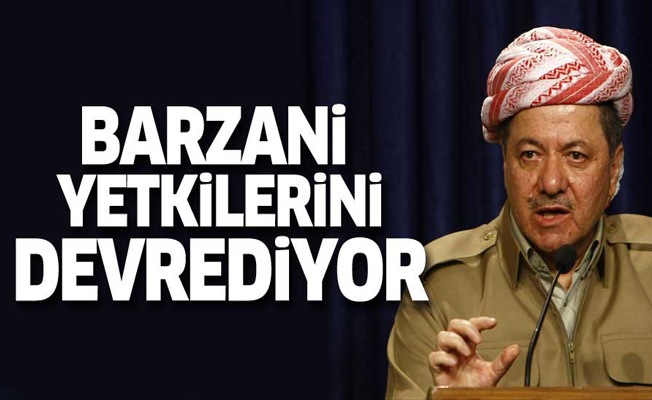 Barzani 1 Kasım'da yetkilerini devredecek
