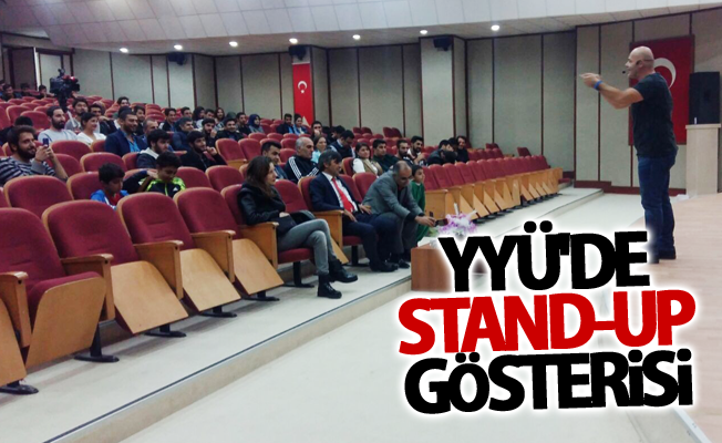 YYÜ'de stand-up gösterisi