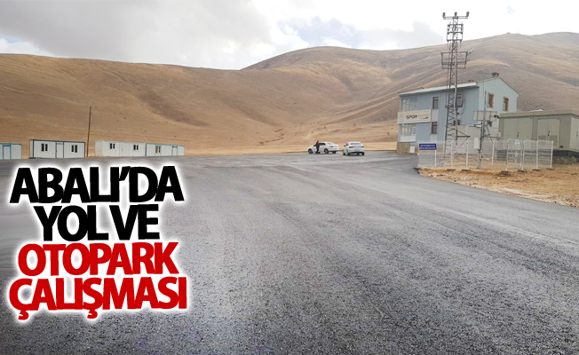 Büyükşehir, Abalı’da yol ve otopark çalışması yaptı